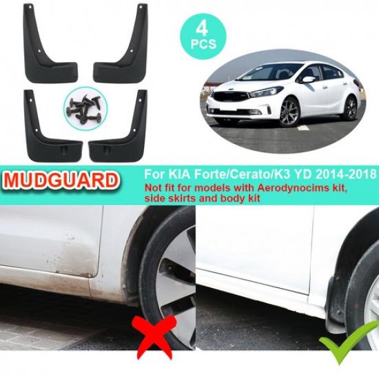 Car Mudguards For KIA Forte Cerato K3 YD 2014 - 2016 2017 2018 Mudflap Mud Flaps