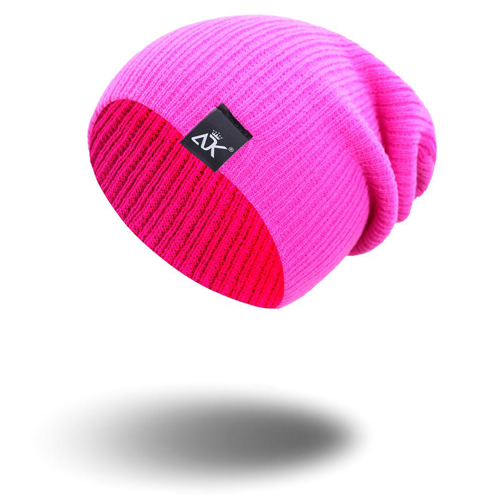 Вязаная шапка женская, зимняя мужская шапка Skullies, теплая повседневная шапка с напуском, вязанная крючком шапка-бини, женская мешковатая шапка, дешевая шапка