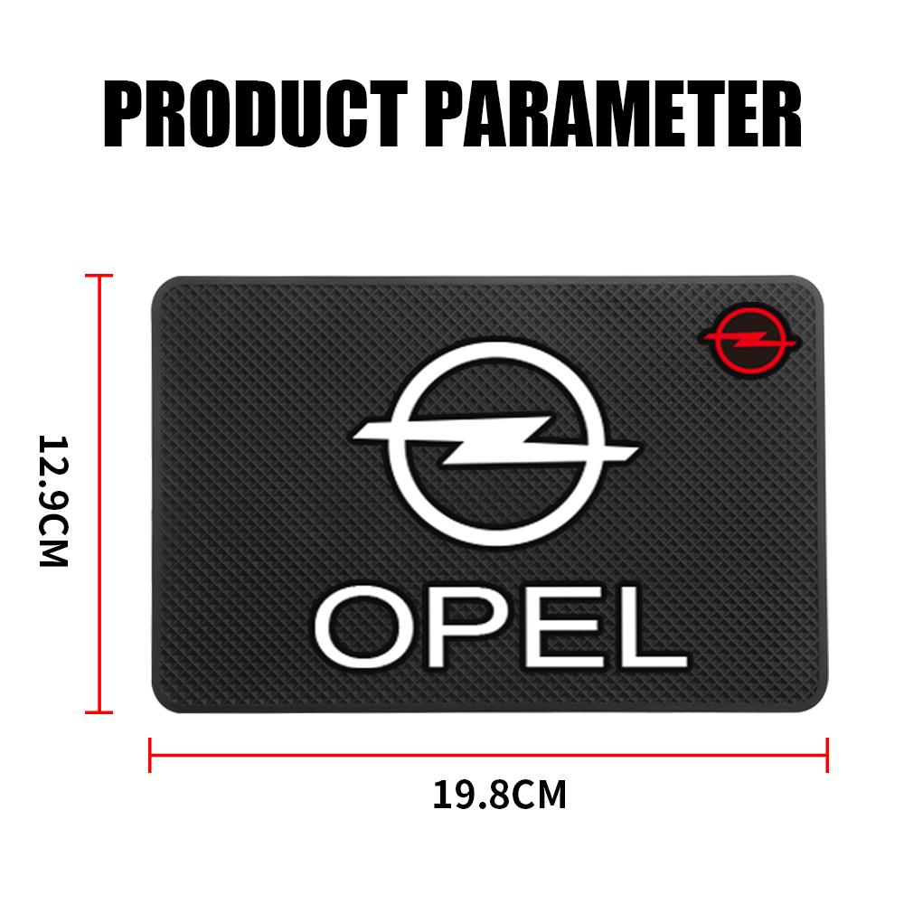 W11/2Pcs Silicone Car Dashboard Non-Slip Mat Phone Holder Anti-skid Pad For Opel Astra H Mokka Zafira Corsa Vectra /Car Valve Cap