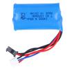 7.4V 1200mAh Lithium Battery 5C Rate with SM Black Plug Lipo 14500 Battery for Electric Toys