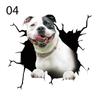 18 стилей, клейкая наклейка на стекло, окно, наклейка с забавной собакой, наклейка на автомобиль, электростатический декор