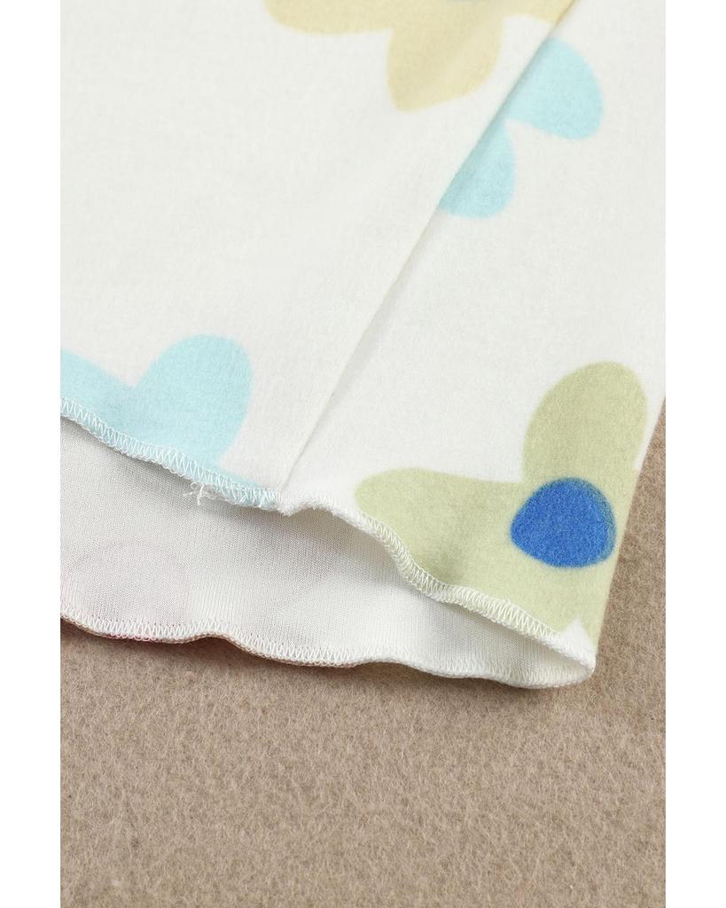 Azura Exchange Floral Henley Top and Shorts Set