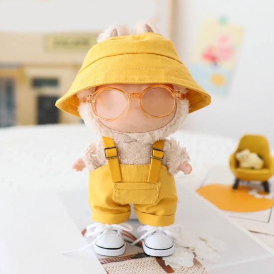 Комплект одежды для куклы 15/17 см La Bubu Комбинезон Очки Шляпы и Обувь Комплект Стильные Аксессуары для Кукольного Гардероба