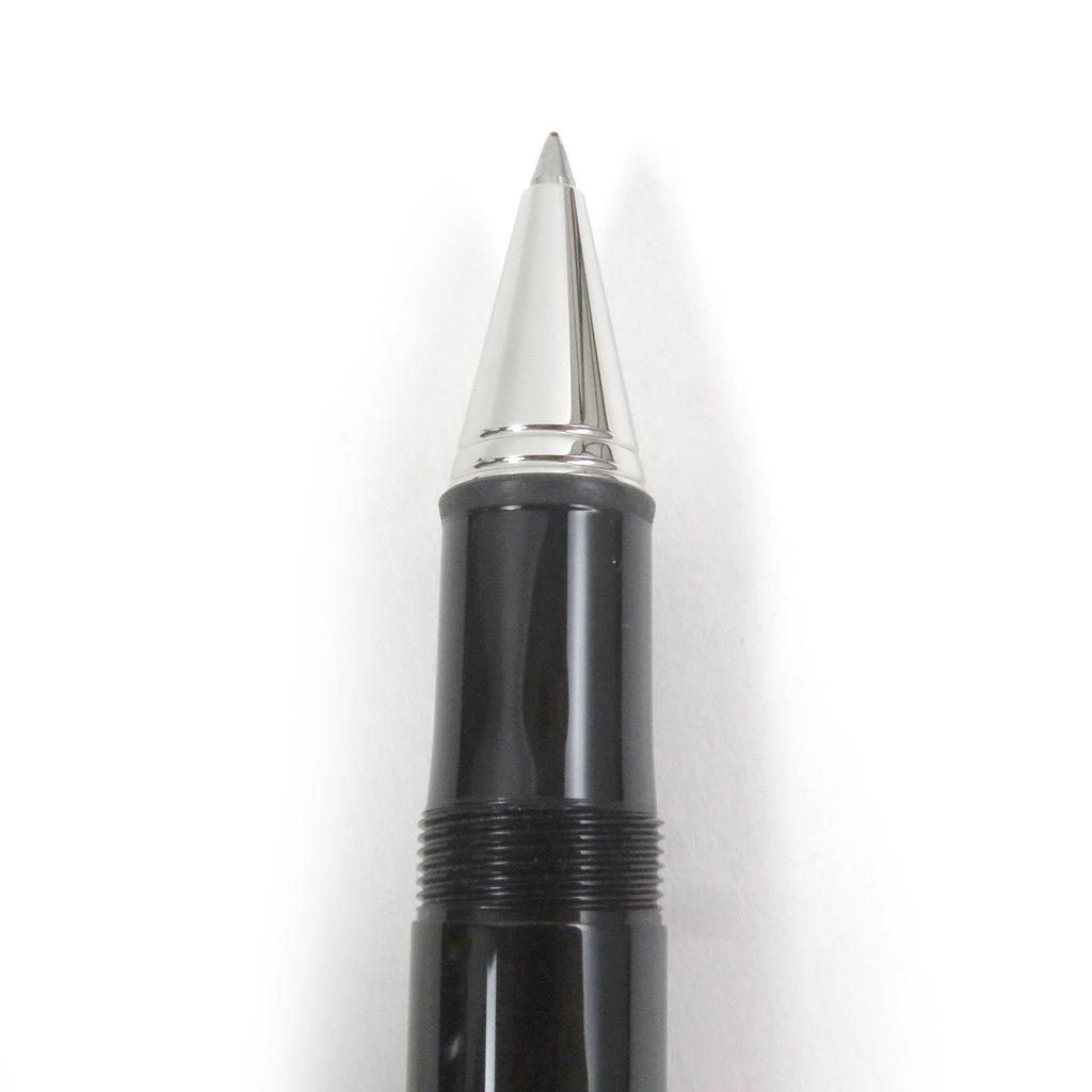 Excellent MONTBLANC Ballpoint pen Johann Strauss Donation pen Black Silver Used