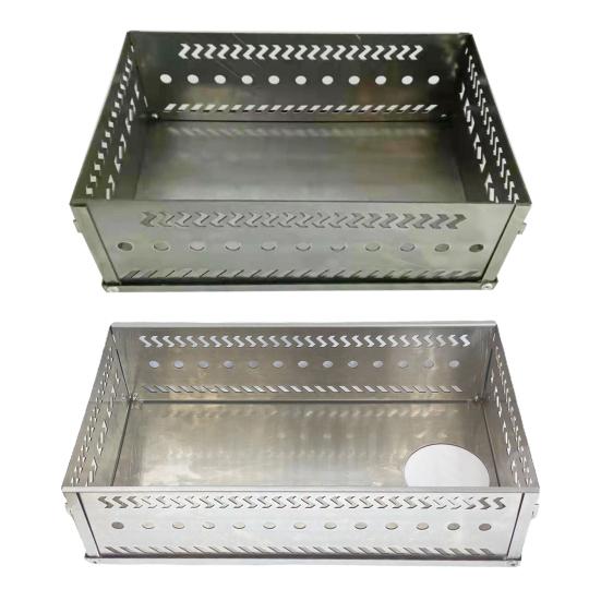 Складная уличная печь Держатель камней для сауны Корзина для дров для кемпинга Портативная термостойкая для пикника Барбекю