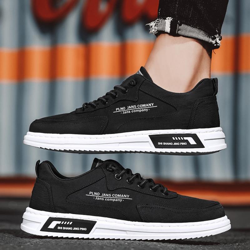 Модные летние новые мужские повседневные туфли легкие дышащие туфли на плоской подошве мужские кроссовки вулканизированные туфли на шнуровке антизапаховые парусиновые туфли теннис