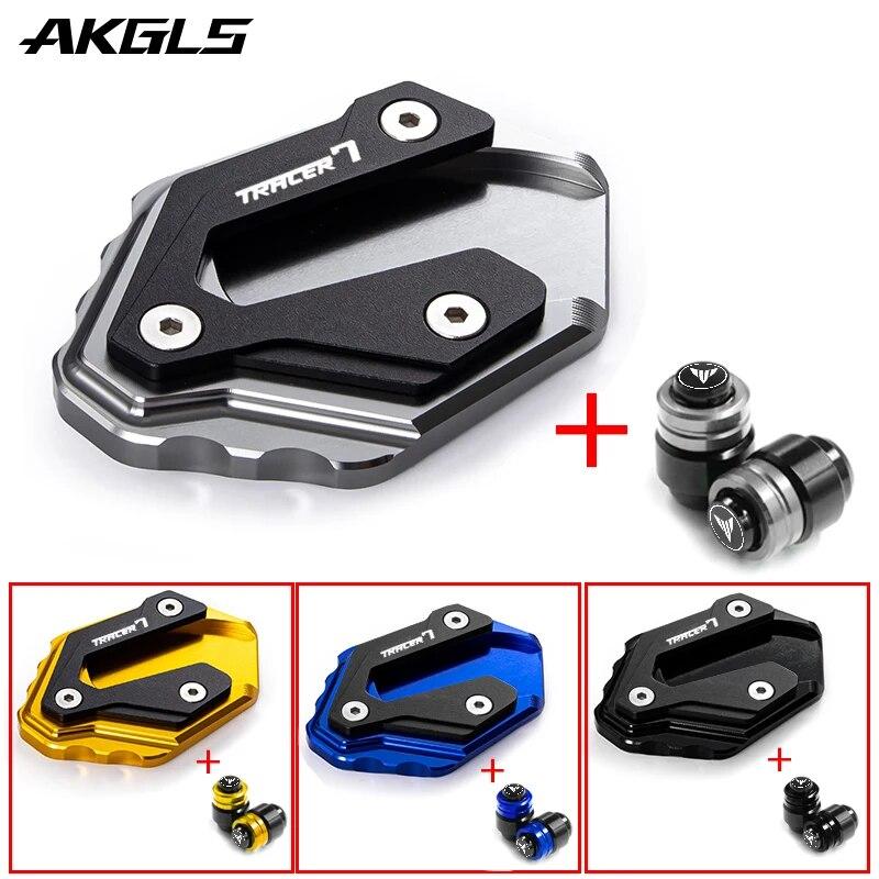 For Yamaha TRACER 9 9GT 2022 TRACER 7 7GT TRACER7 TRACER9 Motorcycle Stand Extension Plate Foot Side Stand Accessories