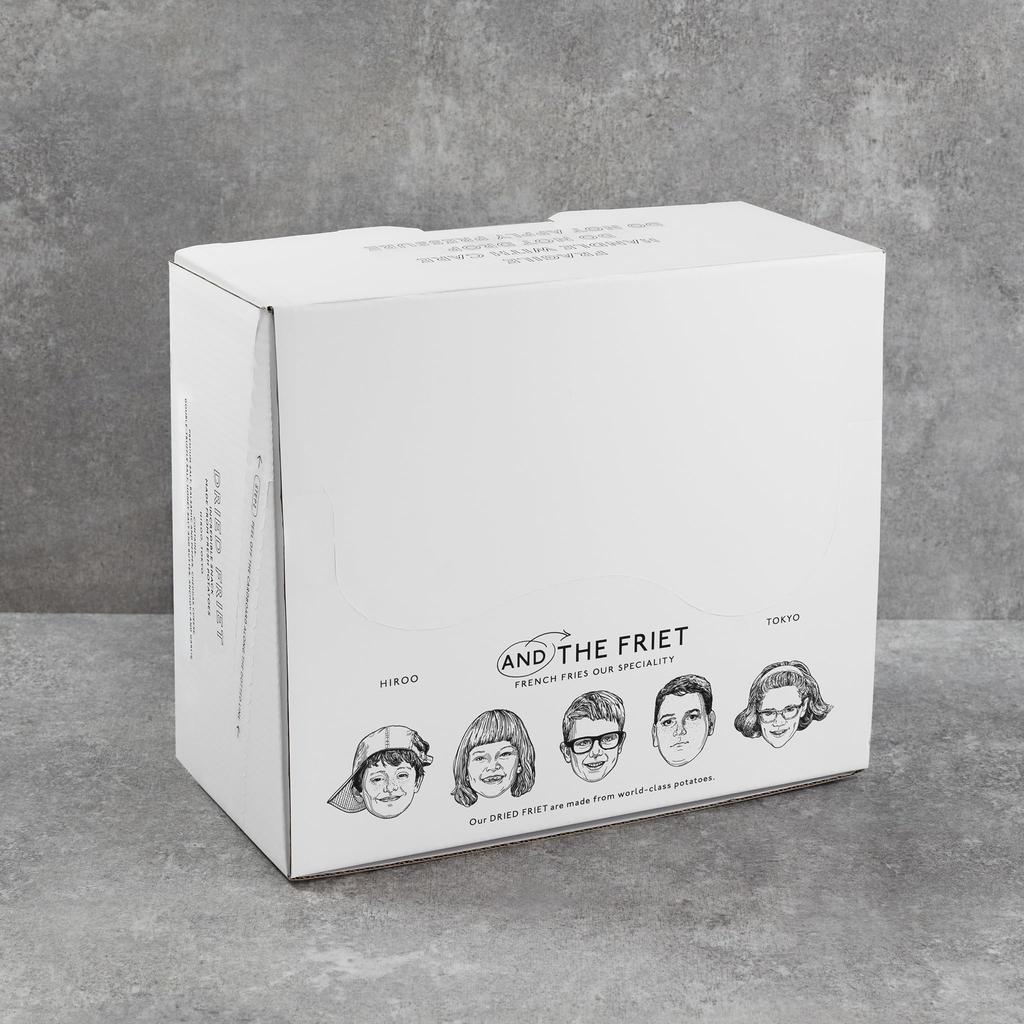 DRIED FRIET Mini 48 Pieces the Frit Dried Gift Box Tokyo Souvenir Potato Chips Western Sweets Present Official [And - Frit]