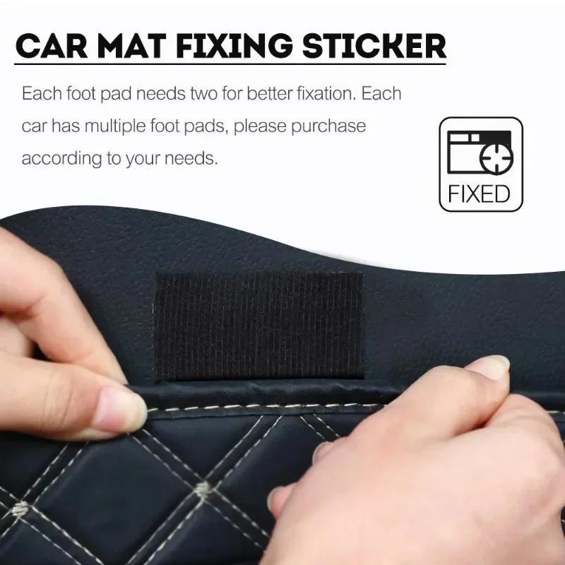 60pcs Suitable for Car Carpet Pads Tape Adhesive Dashboard Pad Attaches Double-sided Fixed Stickers High Viscosity Floor Mat DIY Art