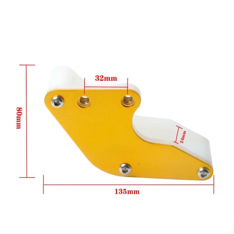 Алюминиевая защита цепи мотоцикла Направляющая Для IRBIS BSE KAYO SSR TTR XR CRF KLX 50 70 90 110 125 140 150 160 куб.см Грязевой Питбайк Скутер