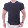 Crew Neck Slim Breathable Running Speed Dry Sports Short Sleeve Men's Fitness T-shirt Muscle Line Top