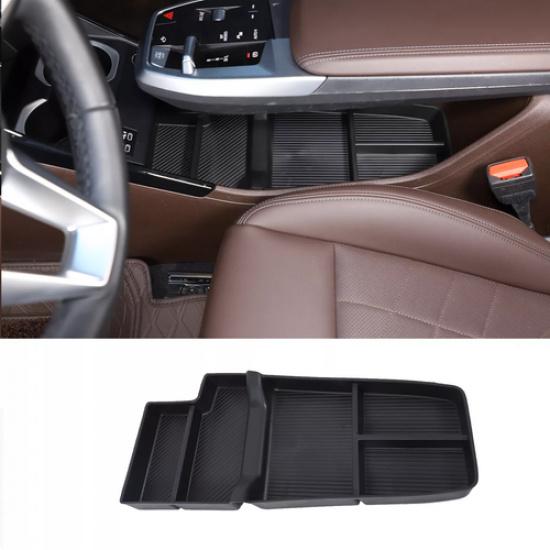 TPE Black Central Console Storage Box Non-slip Tray For BMW X1 U11 -2025
