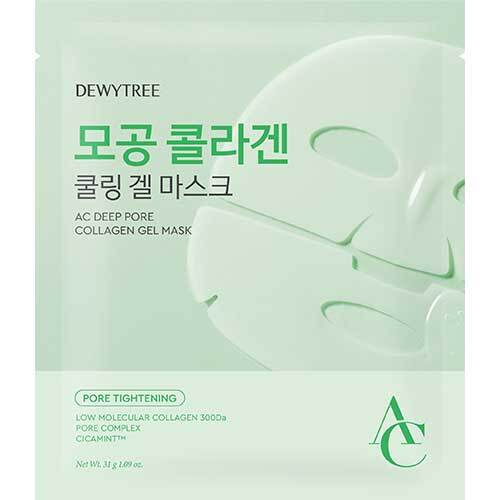 Коллагеновая маска-пак/1 маска в день DEWYTREE AC Deep Collagen Gel Mask 1 лист (Поры/Рубцы)