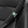 WUM1 2pcs 21cm Car Seat Belt Shoulder Strap Protector for Skoda Octavia A7 Tour RS Rapid Kodiaq Superb Kamiq Yeti Karoq Accessories