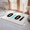 Brand O Oioi Floor Mat Eco  Flannel Doormat Non Slip Odorless Indoor Floor Rug Soft Short Plush Home Mat