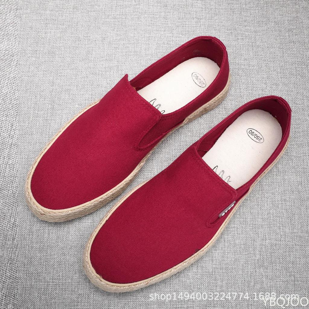 Fashion Spring Autumn Fashion Men Canvas Shoes Espadrilles Men Casual Slip On Breathable Loafers Men Flats Shoe Zapatos Hombre