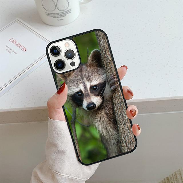 raccoon Unique Design Phone Case For iPhone 17 Air 13 12 14 15 16 Cover For Apple 14 15 16 Pro Max Plus Coque