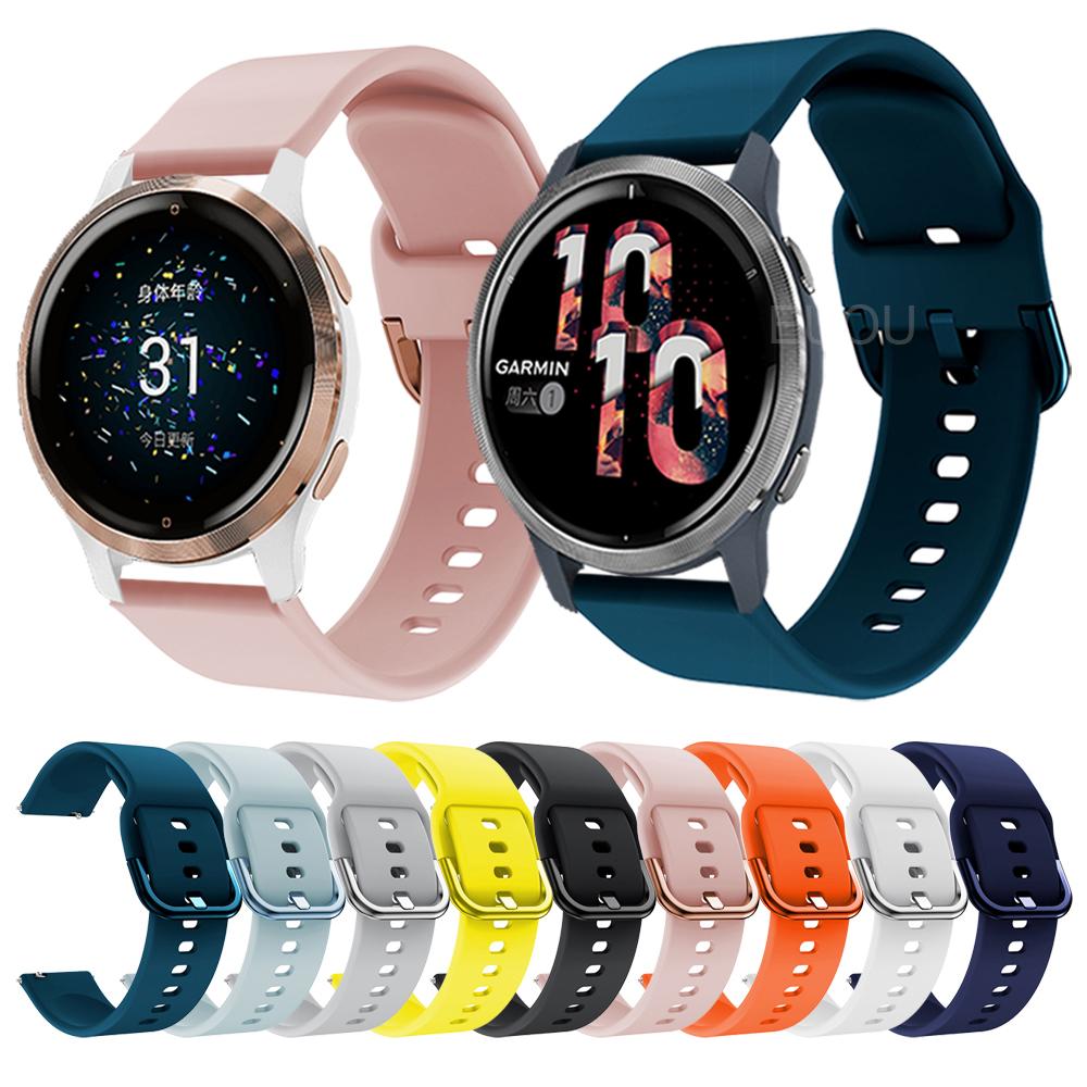 Мягкий силиконовый ремешок для часов Garmin Venu 2 Plus 2S / Vivoactive 4/4S 40 мм Наручный ремешок Браслет Замена Аксессуары