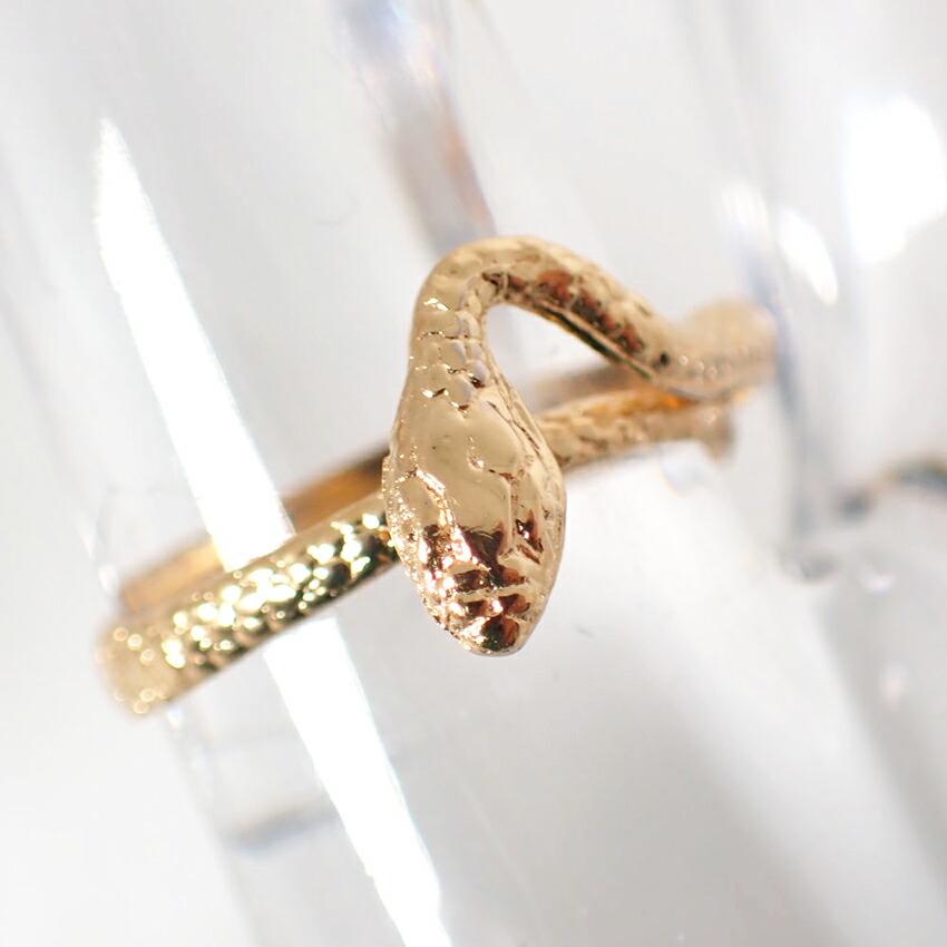 [Used] K18YG Snake Ring /No.9/g466-52