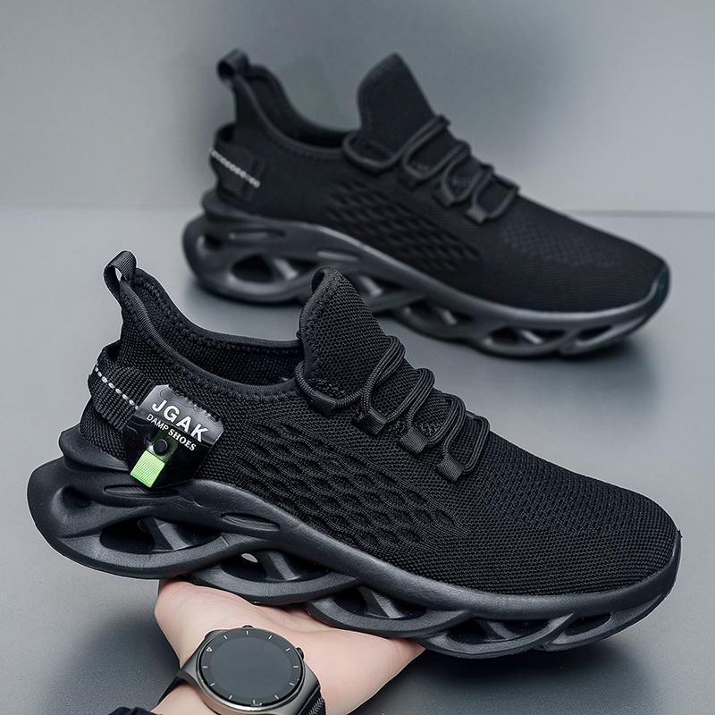 Летняя мужская обувь большого размера, легкая, дышащая, сетчатая, мужские кроссовки, беговые кроссовки, теннисная спортивная мужская обувь