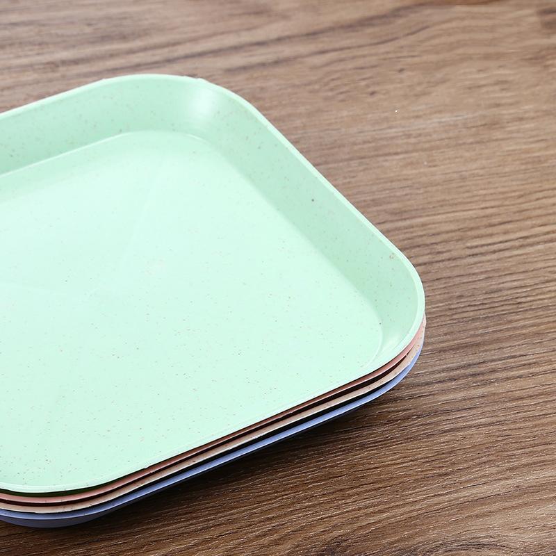 Пшеничная солома Тарелка для плевания костями Тарелка для плевания костями Квадратная тарелка для плевания костями Сухофрукты Фруктовая закуска Тарелка для ароматизаторов