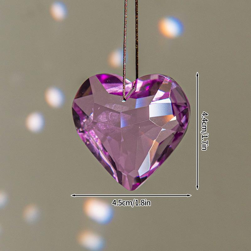 Crystal Suncatcher Moon Star Rainbow Sun Catcher Wind Chime Pendant Sun Catcher Pendants Outdoor Garden Yard Hanging Decor