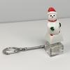 Mini Christmas Keyboard Keychain Fidget Toy Anti-Anxiety Stress Relief Sensory Toy for Kids Adults Holiday Party Gift