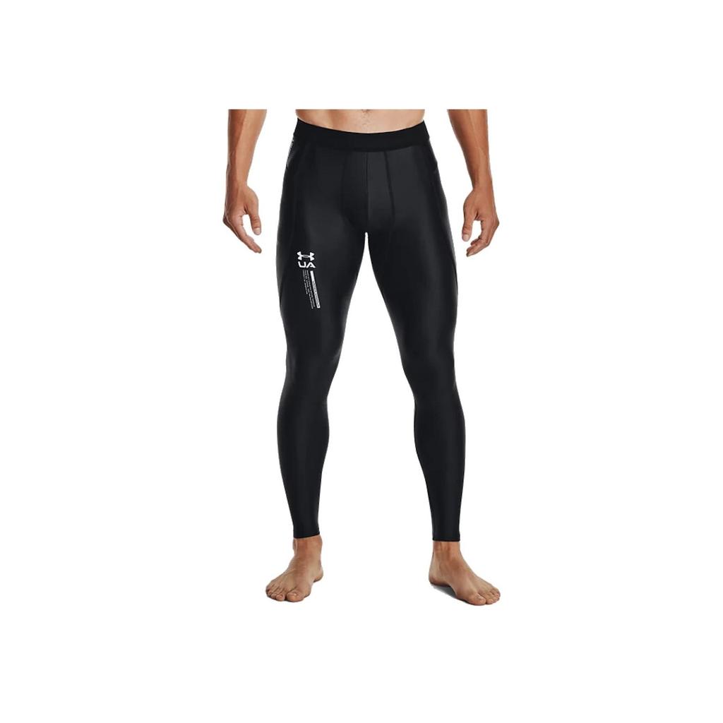 UA Iso-Chill Перфорированный Принт Логотипа Леггинсы для Тренировок Мужские леггинсы Черный 1361583-001