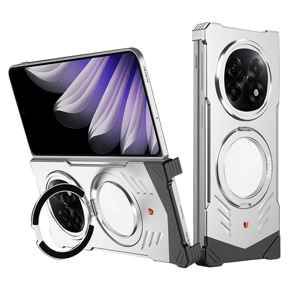 DYONG Металлический чехол для Oppo Find N5 5G Безрамочный Полый Чехол для телефона с теплоотводом и подставкой