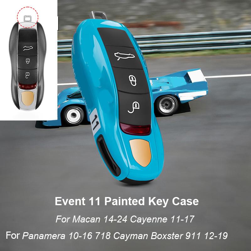 Для Porsche Panamera Cayenne Macan 718 Cayman Boxster 911 Taycan Автомобиль 92 Персонализированный Чехол для Ключей Защитный Чехол Крышка для Брелока Дистанционного Управления