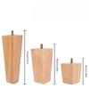 Wooden Sofa Furniture Legs 4PCS Solid Wood Tapered Replacement Furniture Feet Couch Cabinet Feet Supplies Set