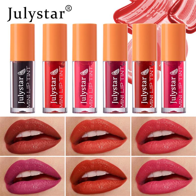 Cartoon Creative Duck 6-piece Set Lip Glaze Velvet Nude Quick Dry Lipstick Water Lasting Waterproof Dye Lip Liquid Sexy Plump Lip Makeup
