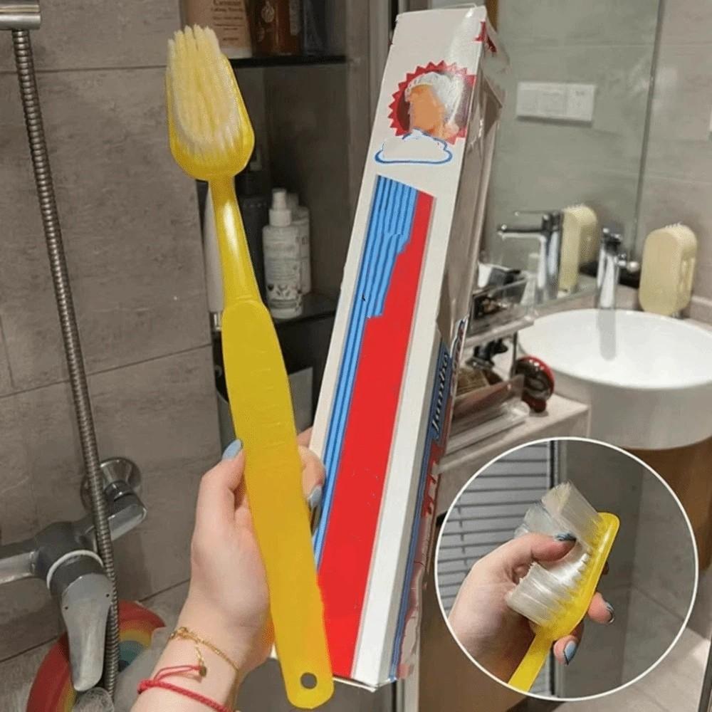 Colorful Novelty Bath Brush Long Handle Large Toothbrush Oversized Toothbrush Halloween Prank