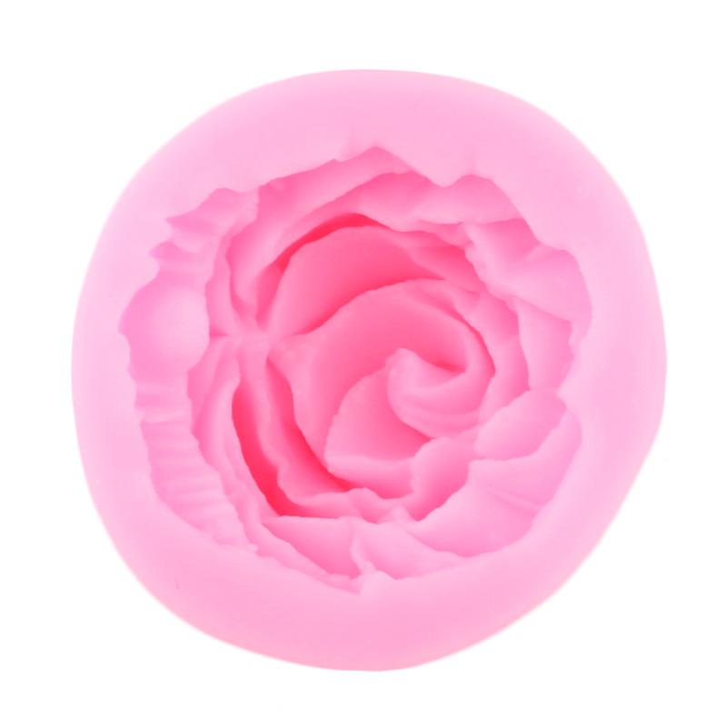 Силиконовая форма с цветком розы, инструменты для украшения торта помадкой, DIY конфеты, формы для выпечки шоколадной мастики, формы для свечей, мыла, смолы, глины