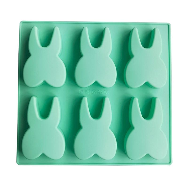 Tooth Shape Silicone Mold 6 Cavity 3D Molar Molds Tray DIY Baking Decorating Tools For Chocolate Gummy Candy Jelly Mold