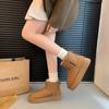 New 2024 High Quality Winter Women's Ankle Boots Warm Warm Thick-soled Waterproof Cotton Ladies Boots Botines De Mujer