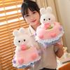Cartoon Rabbit Plush Toy Lovely Stuffed Bouquet Bunny Doll Plushies Soft Stuffed Animal Romantic Valentine's Day Plush Cartoon Doll Toy Birthday