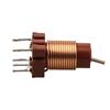Высокочастотный индуктор Регулируемый индуктор Индуктивность 0.6 мкГн - 1.7 мкГн Пластиковый и медный материал 12 витков Ферритовый сердечник индуктор
