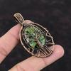 Tree Of Life Copper Ruby Zoisite Pendant Copper Wire Wrapped Pendant Handmade Jewelry Gemstone Pendant Gift For Mother Dainty Copper Jewelry