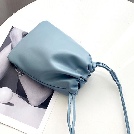 Women's Mobile Phone Bag Faux Leather Crossbody Phone Bag Solid Color Portable