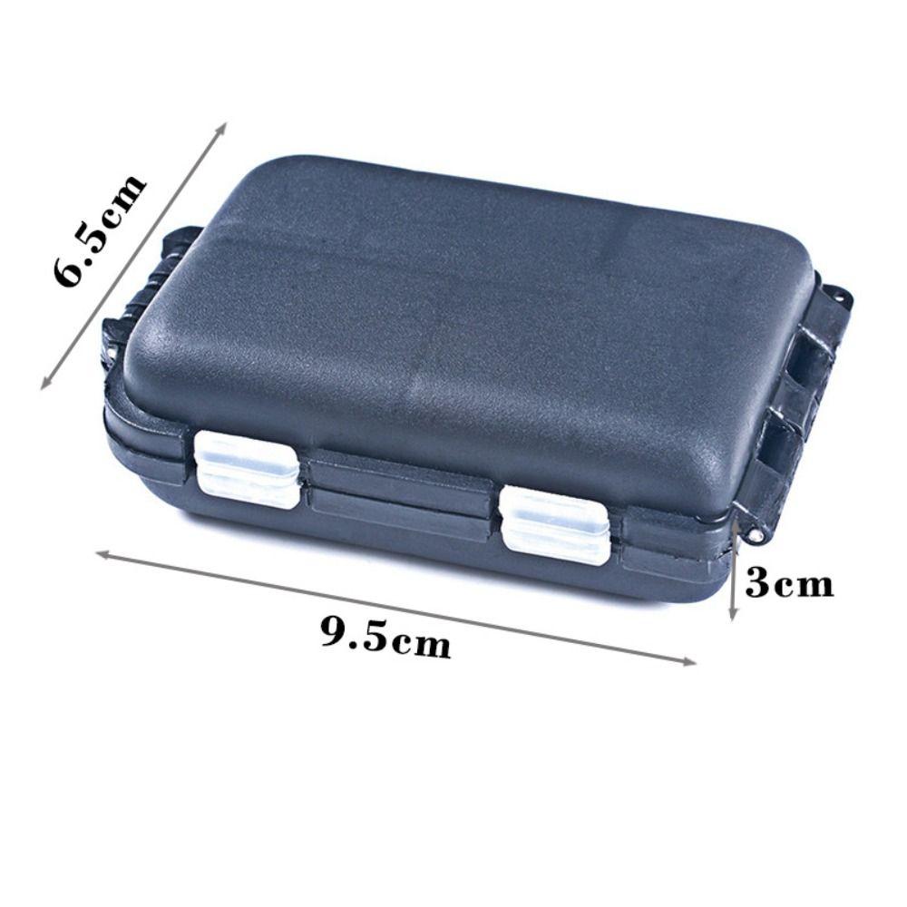 10 Compartments Case Hooks Thickened Lure Baits Storage Box For Storing Swivels Jigs Hooks Sinker