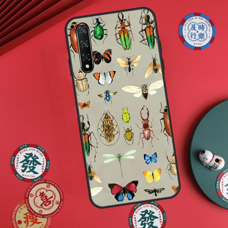 Жуки Насекомые Для Huawei Nova 12s 7i 8i 11i 12i Y73 Y70 Y90 Y60 Y72 Y61 Y91 9 10 SE P30 Pro P40 Lite Чехол