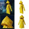 Ярко-желтый костюм для косплея Six из Little Nightmares 2 с водонепромокаемым плащом