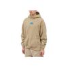 Nike X Off-White Флисовая толстовка с капюшоном цвета хаки Мужские топы Тан DN1759-247