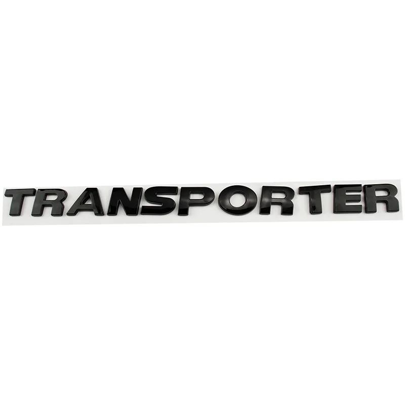 PET1 Car ABS Trunk Letters Words Logo Badge Emblem Decals Sticker For Volkswagen VW TRANSPORTER T4 T5 T6 T7 T8 Styling Accessories