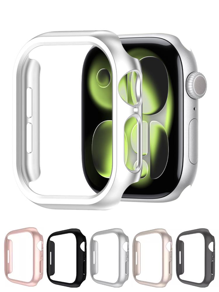 Чехол для Apple Watch Серия 11 10 46мм 42мм Аксессуары Защитный чехол для умных часов Полый Жесткий PC Бампер iWatch 11 Защитный