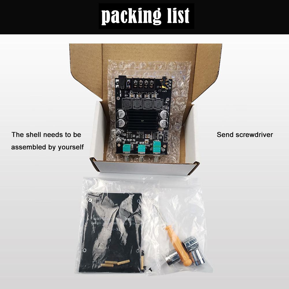 ZK-1002T Bluetooth-совместимый усилитель HIFI 2.0 канала 100 Втx2 Аудиоплата /