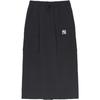 New MLB Casual Long Skirt Women's Black 3FSKB0253-50BKS