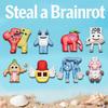 Новая милая фигурка Steal A Brainrot №9 Дом ПВХ Игрушка Игровые аксессуары Коллекция Аниме Фигурка Модель Игрушки Рождественские подарки
