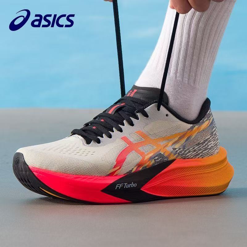 Asics MAGIC SPEED 4 Тканевая амортизация Низкие FLYTEFOAM Тренировочные для бега на длинные дистанции Гонки Беговые кроссовки Мужские 1011C178-200